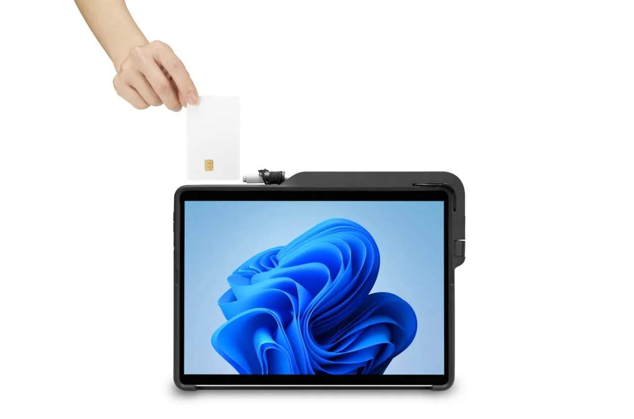 Sale Kensington BlackBelt™ Rugged Case with Integrated Smart Card Reader (CAC) for Surface™ Pro 8 - TAA