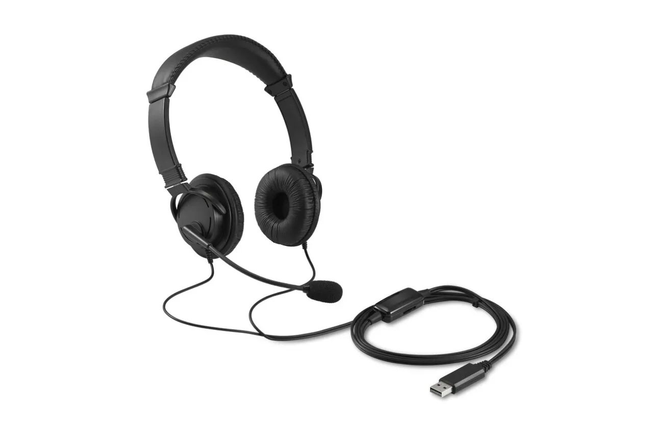 Clearance Kensington Classic Headset with Mic and Volume Control
