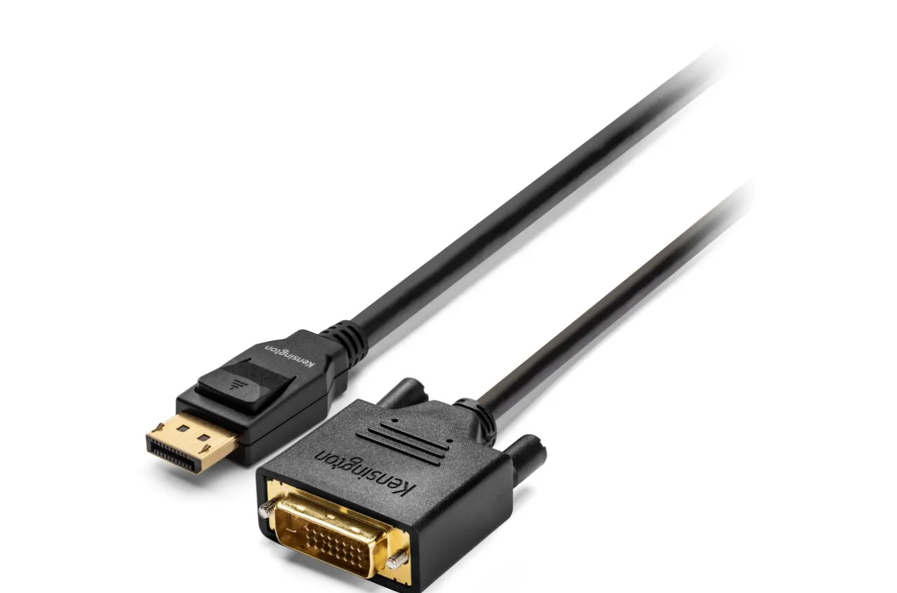 Flash Sale Kensington DisplayPort 1.1 (M) to DVI-D (M) Passive Unidirectional Cable, 6ft