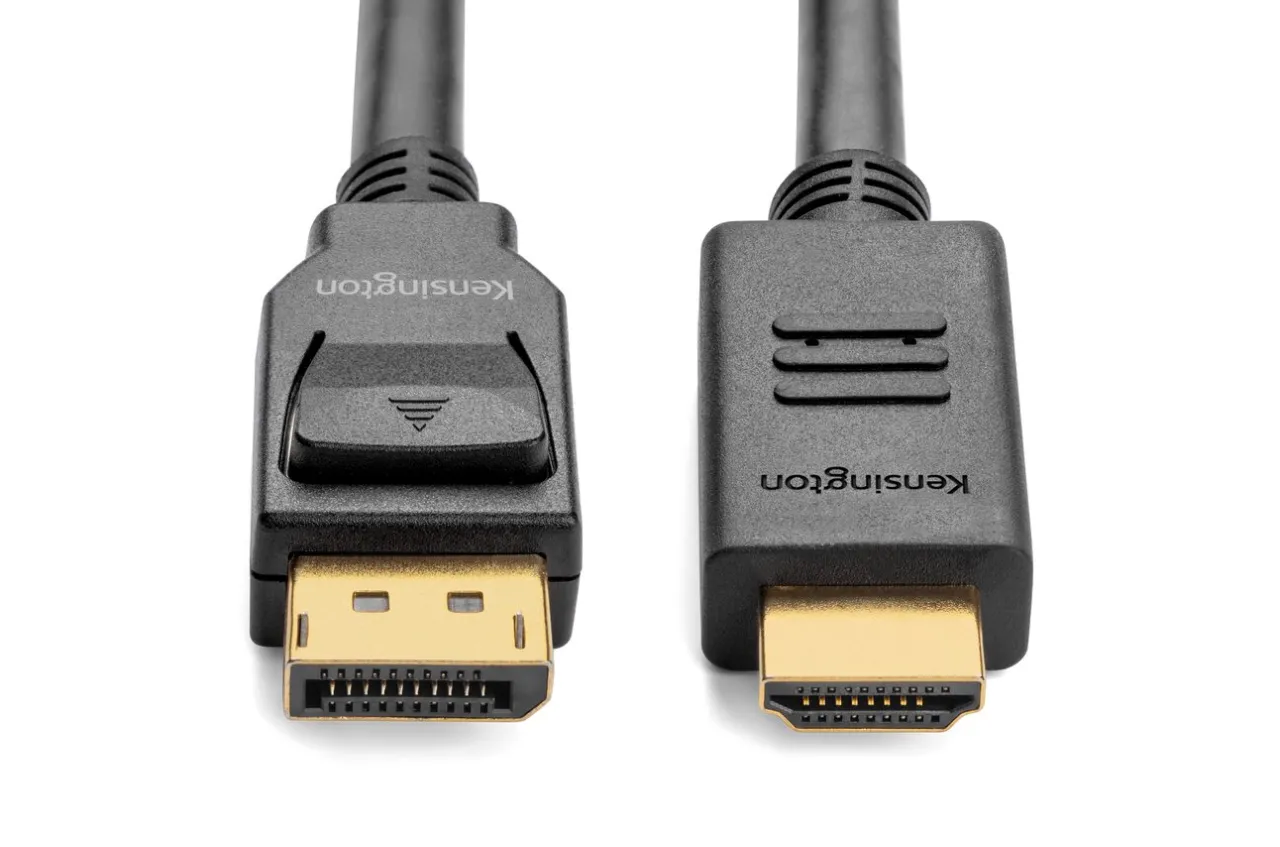Best Sale Kensington DisplayPort 1.2 (M) to HDMI (M) Passive Unidirectional Cable, 6ft