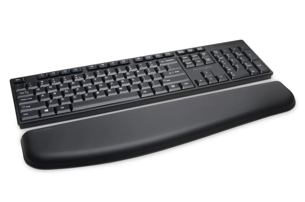 Clearance Kensington ® Pro Fit® Low-Profile Wireless Keyboard with Spill-Proof Keyboard with Multimedia Keys & AES Encryption