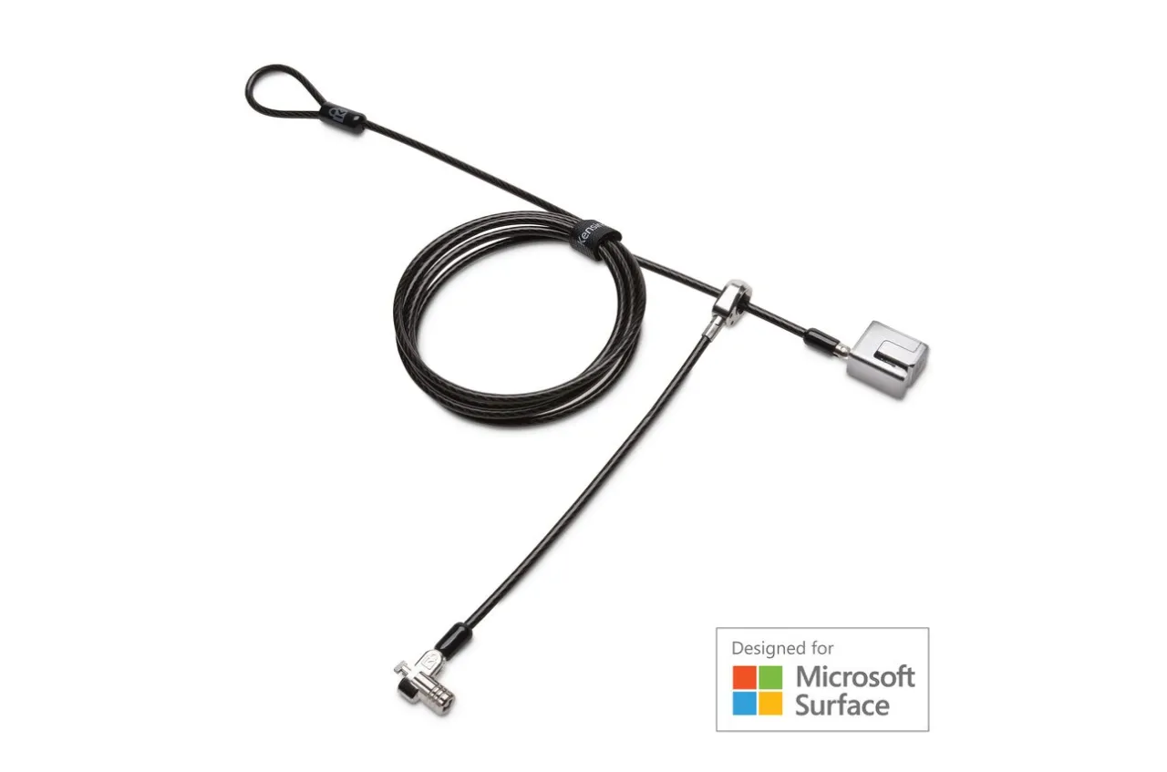 Clearance Kensington Keyed Dual Head Cable Lock for Surface Pro and Surface Go