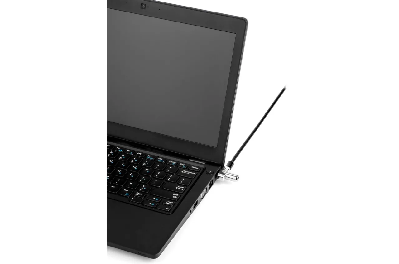 Store Kensington Keyed Wedge-Shaped Laptop Lock for Dell and Alienware Devices