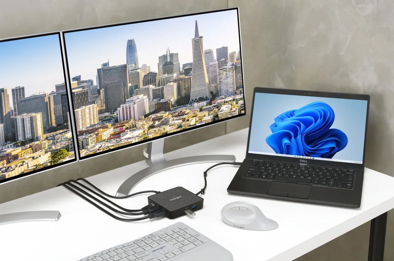 Clearance Kensington MD120U4 USB4 Portable Docking Station – 100W Pass Through Charging – HDMI - TAA