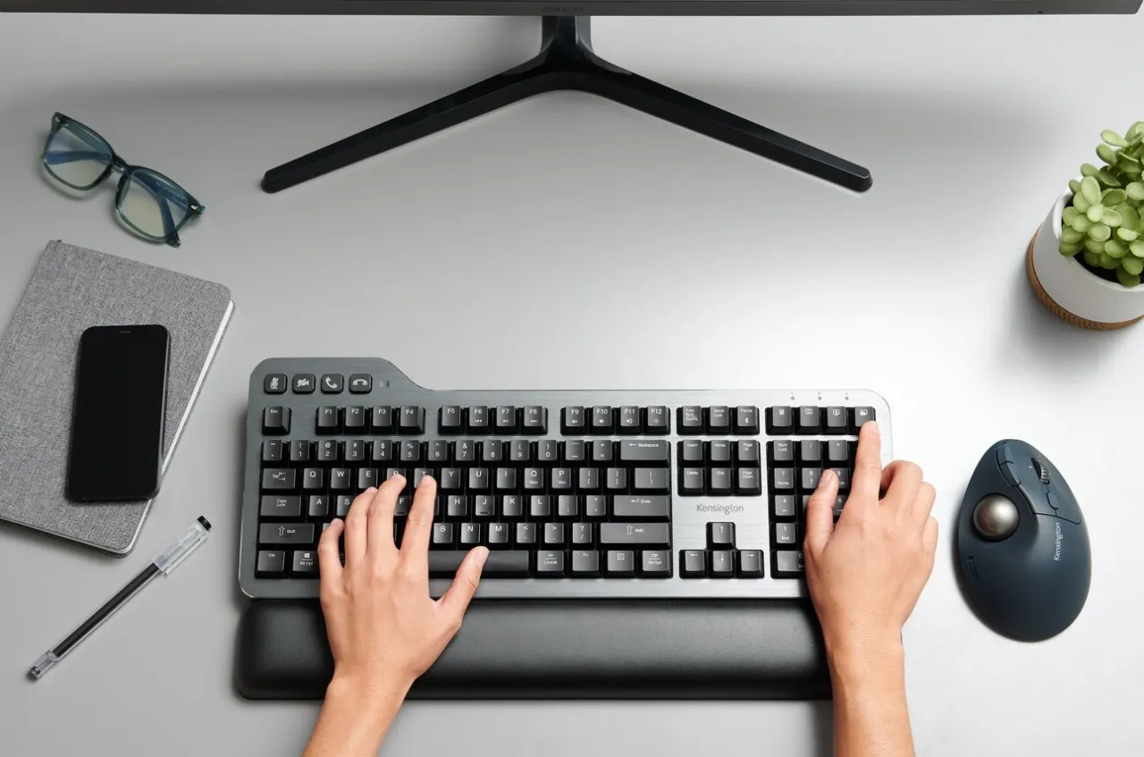 Cheap Kensington MK7500F QuietType™ Pro Silent Mechanical Keyboard with Meeting Controls