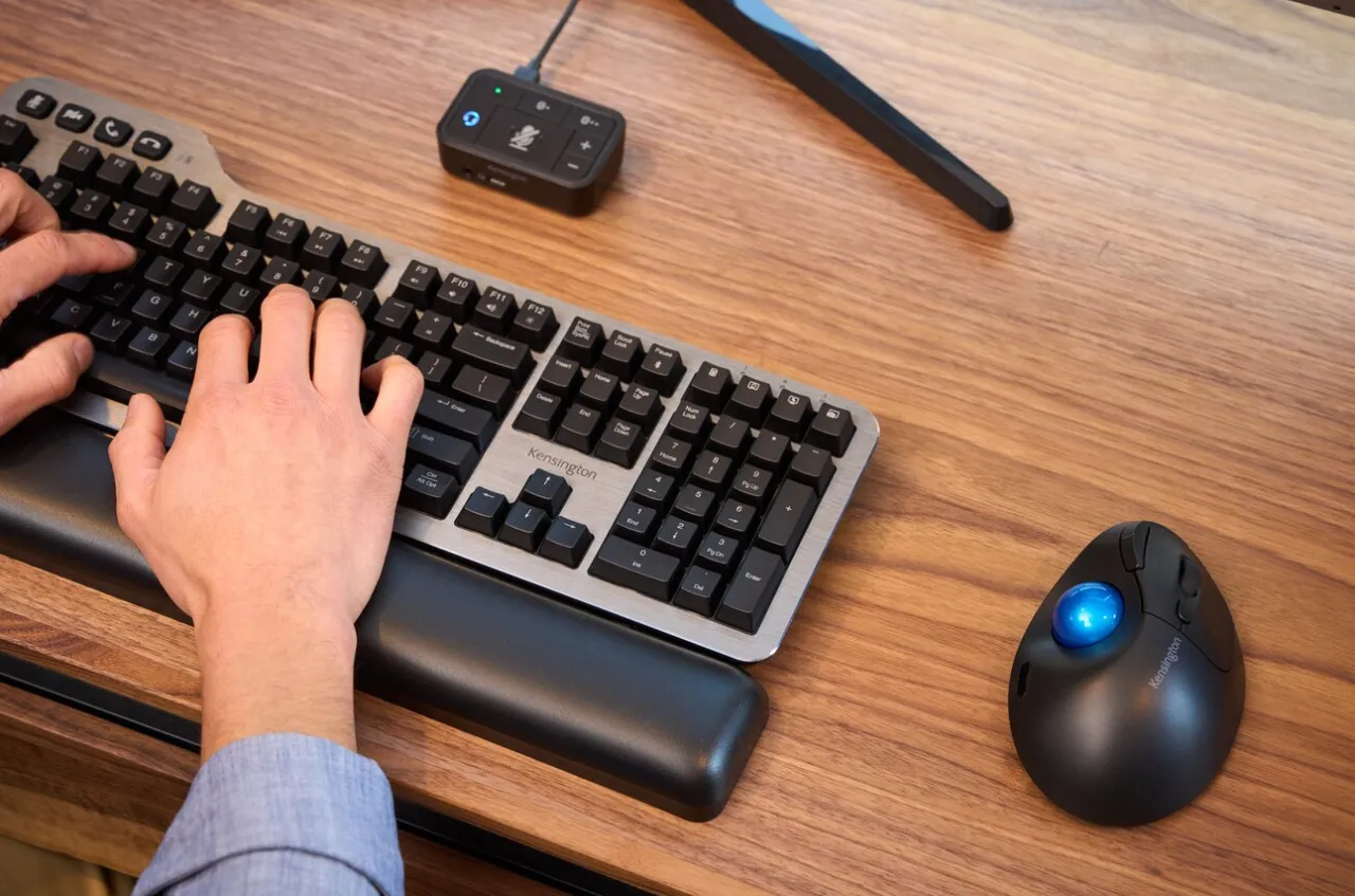 Cheap Kensington MK7500F QuietType™ Pro Silent Mechanical Keyboard with Meeting Controls