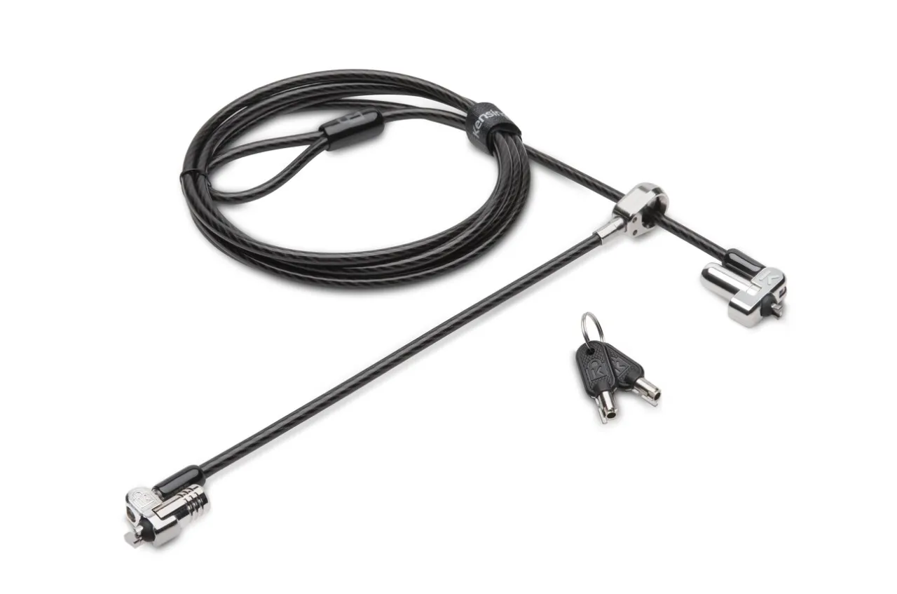 Discount Kensington N17 Keyed Dual Head Laptop Lock for Dell® Devices - TAA