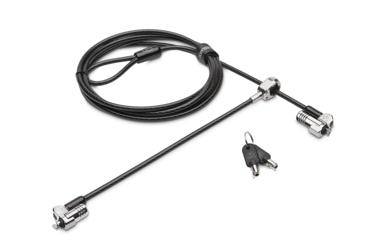 Store Kensington NanoSaver™ Keyed Dual Head Laptop Lock - TAA