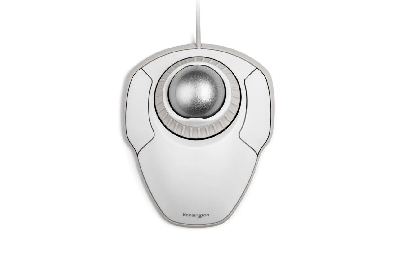 Cheap Kensington Orbit® Trackball with Scroll Ring — White