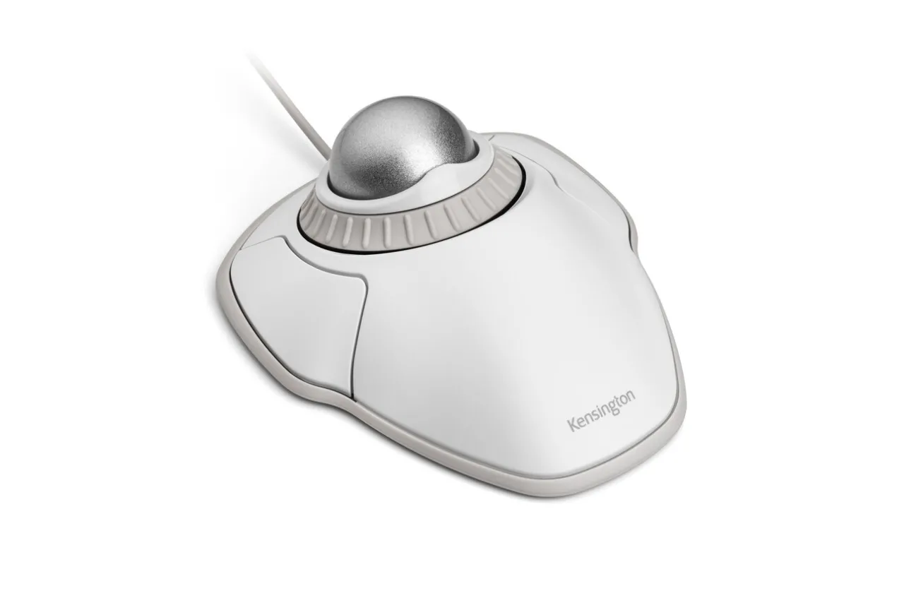 Cheap Kensington Orbit® Trackball with Scroll Ring — White