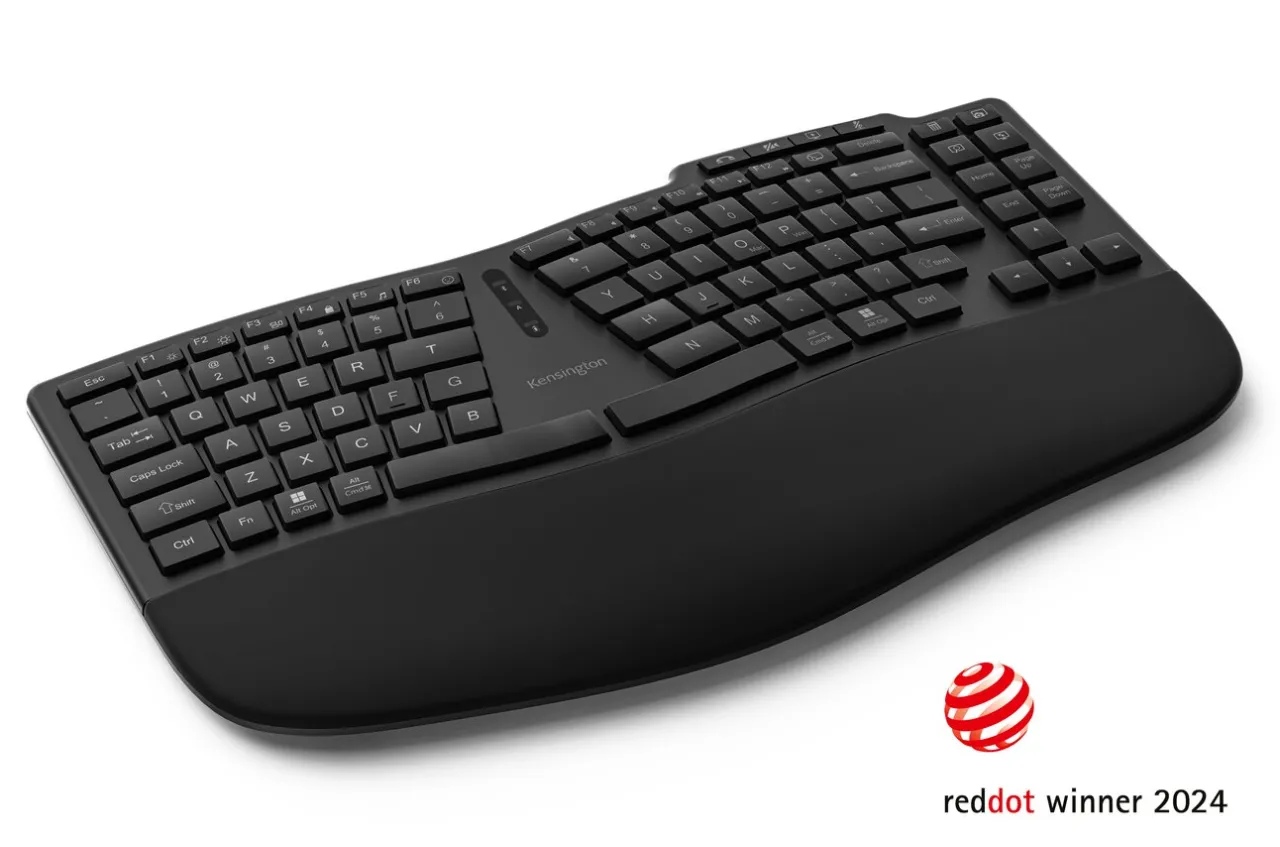 New Kensington Pro Fit® Ergo KB675 EQ TKL Rechargeable Keyboard