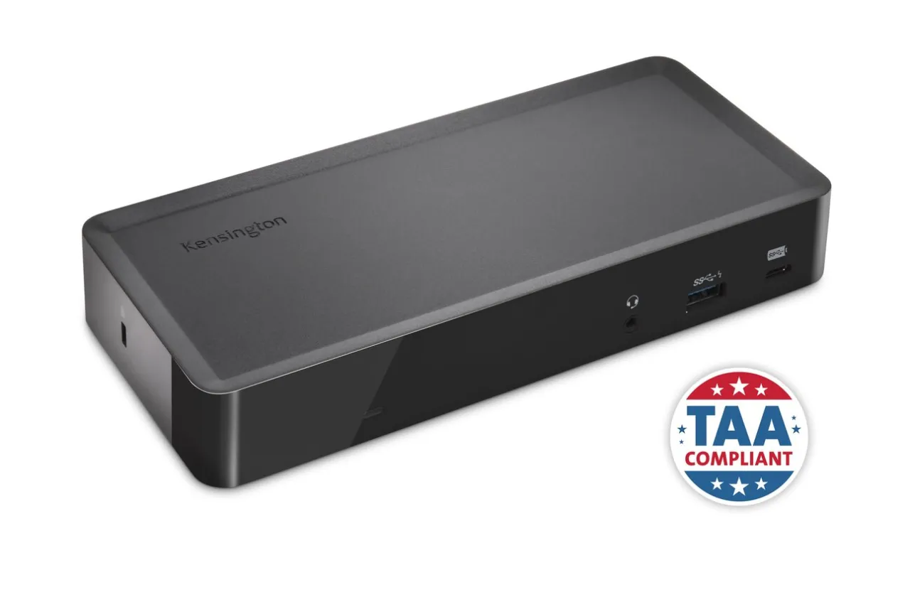 Best Kensington SD4700P USB-C & USB-A 5Gbps Dual 2K Hybrid Dock - up to 60W PD-DP & HDMI - Windows/macOS