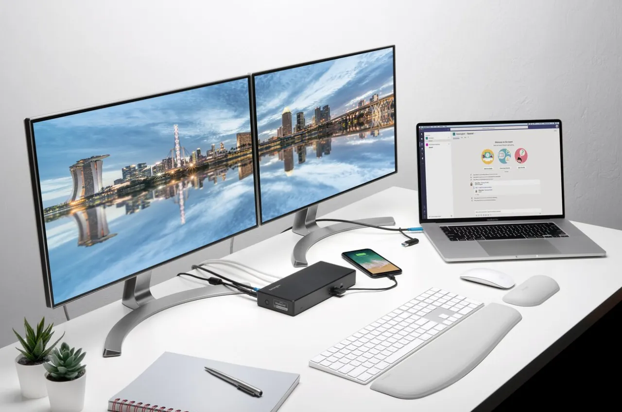 Flash Sale Kensington SD4780P USB-C & USB-A 10Gbps Dual 4K Hybrid Docking Station w/100W PD-DP++ &HDMI - Windows/macOS/Chrome