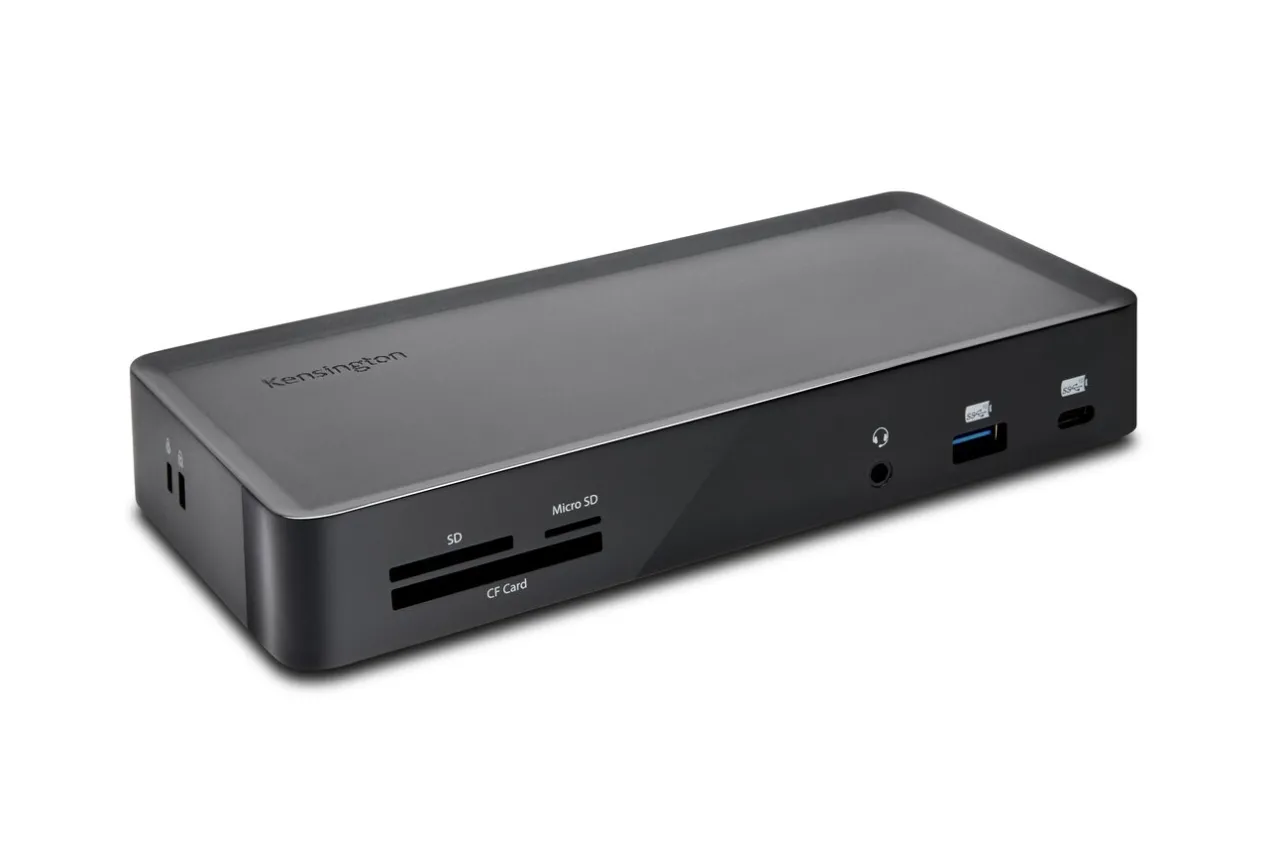 Best Sale Kensington SD4900P USB-C and USB-A 10Gbps Triple 4K Hybrid Dock - 60W PD - DP & HDMI - Windows/macOS/Chrome