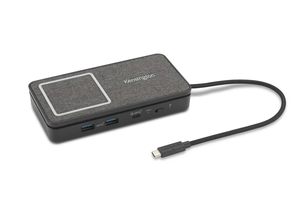 Best Kensington SD1700P USB-C Dual 4K Portable Mobile Dock with Qi Charging – 100W Power Pass Through - TAA
