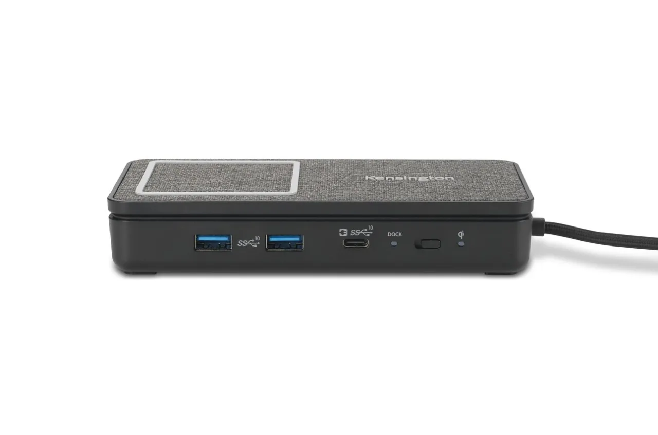 Best Kensington SD1700P USB-C Dual 4K Portable Mobile Dock with Qi Charging – 100W Power Pass Through - TAA