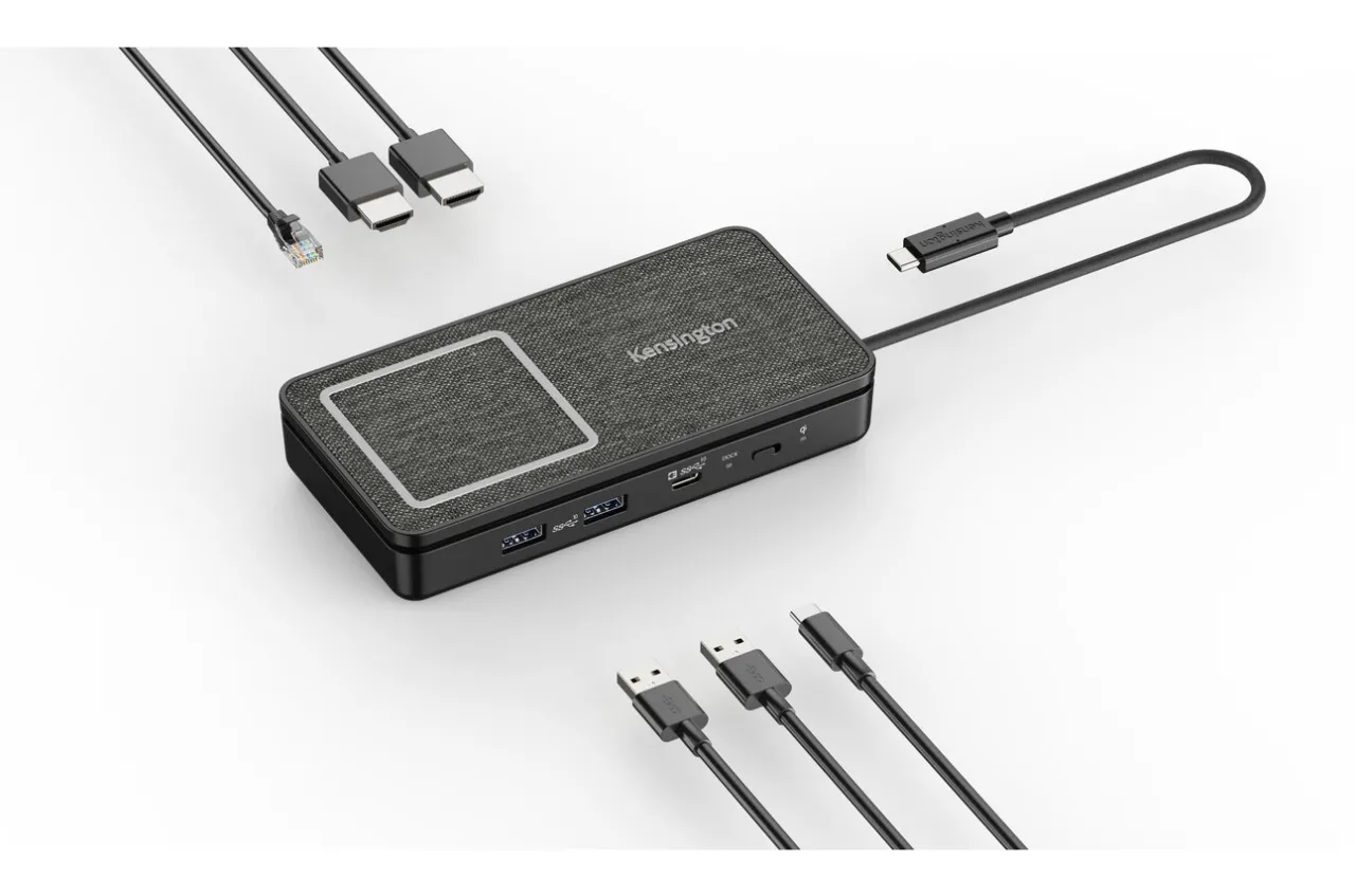 Best Kensington SD1700P USB-C Dual 4K Portable Mobile Dock with Qi Charging – 100W Power Pass Through - TAA