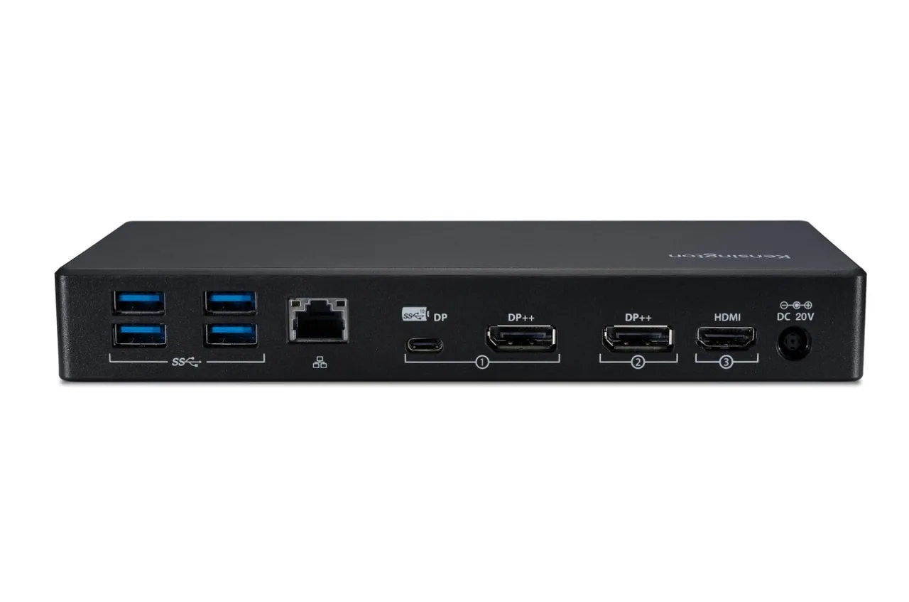 Cheap Kensington SD4855P USB-C 10Gbps Dual Video Driverless Docking Station - 100W PD - DP++/HDMI (DFS)