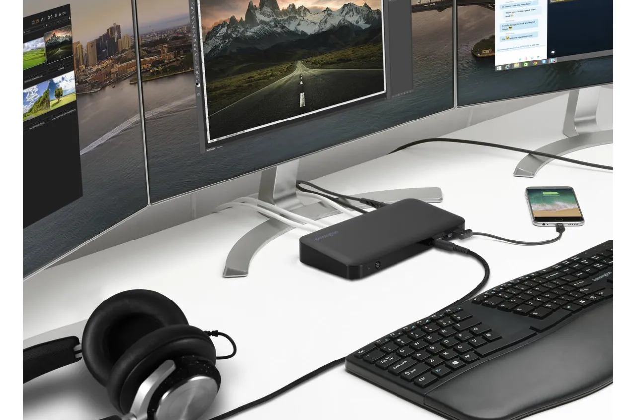 Fashion Kensington SD4845P USB-C 10Gbps Triple Video Driverless Docking Station with 85W Power Delivery (DFS) - TAA