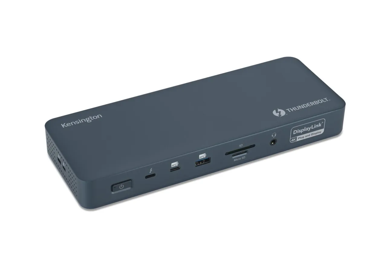 New Kensington SD5900T EQ Thunderbolt™ 4 Quad 4K 40Gbps Dock with DisplayLink® Technology – Midnight Blue