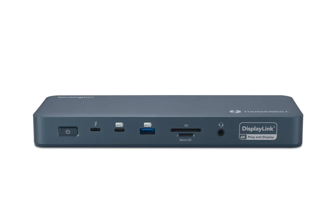New Kensington SD5900T EQ Thunderbolt™ 4 Quad 4K 40Gbps Dock with DisplayLink® Technology – Midnight Blue