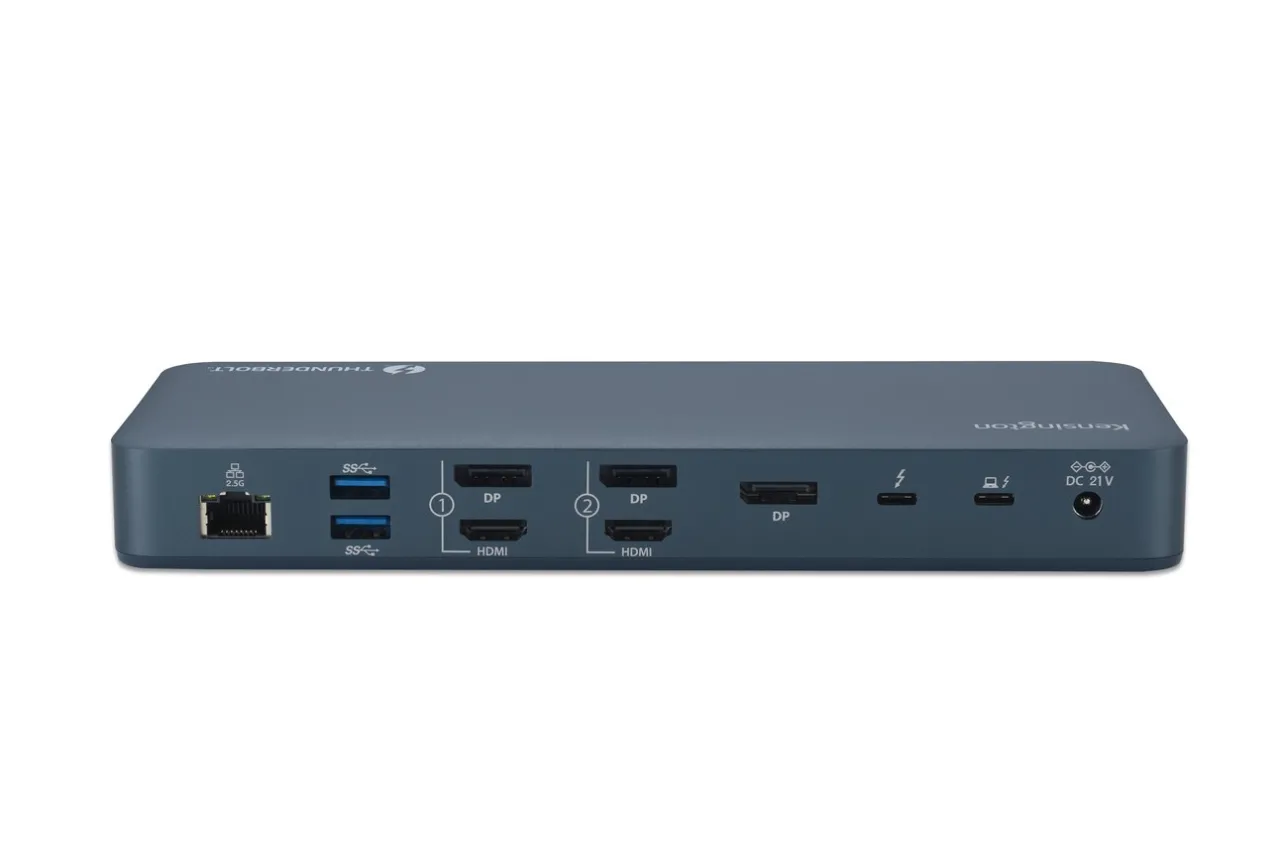 New Kensington SD5900T EQ Thunderbolt™ 4 Quad 4K 40Gbps Dock with DisplayLink® Technology – Midnight Blue
