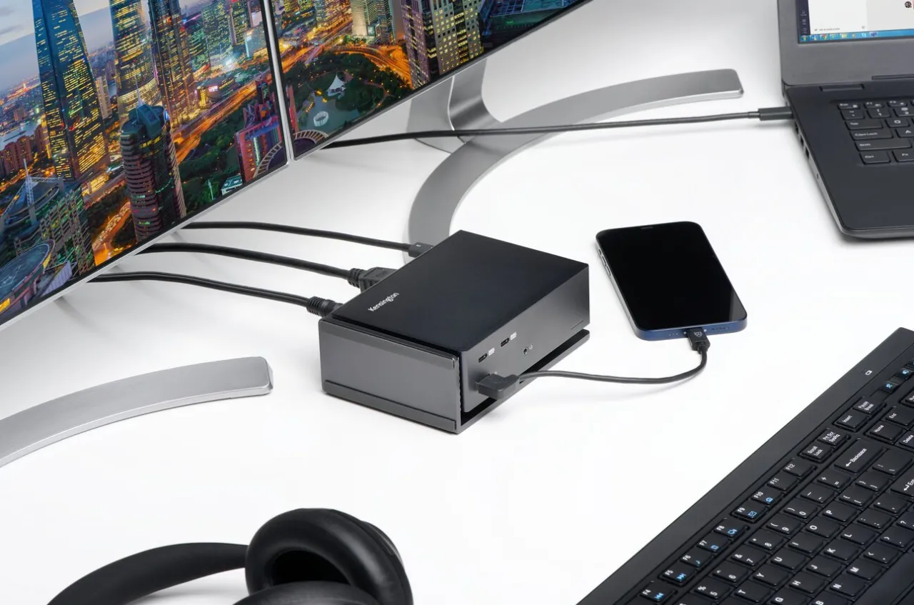 Outlet Kensington SD5560T Thunderbolt™ 3 and USB-C Dual 4K Hybrid Docking Station – 96W PD – Windows/macOS