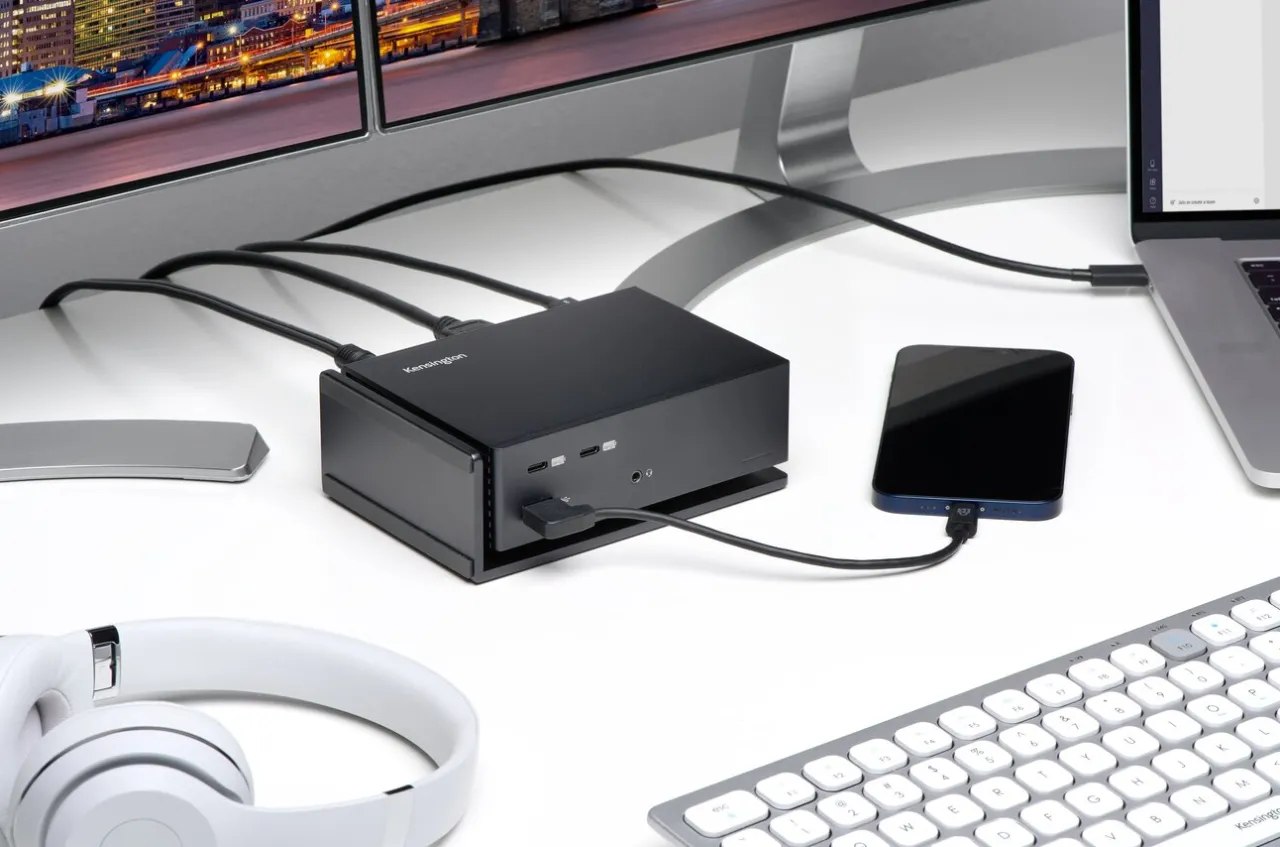 Outlet Kensington SD5560T Thunderbolt™ 3 and USB-C Dual 4K Hybrid Docking Station – 96W PD – Windows/macOS