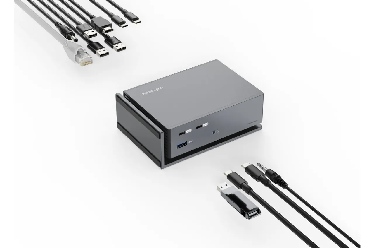 Outlet Kensington SD5560T Thunderbolt™ 3 and USB-C Dual 4K Hybrid Docking Station – 96W PD – Windows/macOS