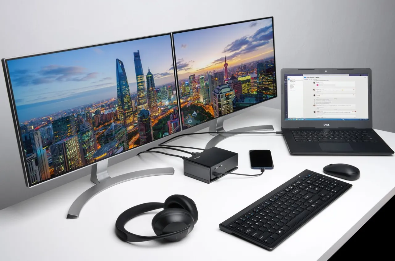Outlet Kensington SD5560T Thunderbolt™ 3 and USB-C Dual 4K Hybrid Docking Station – 96W PD – Windows/macOS