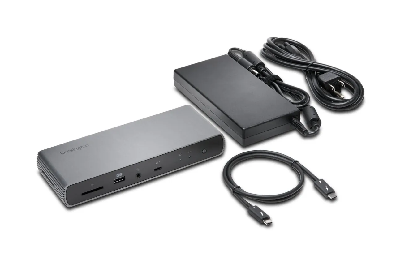 Best Sale Kensington SD5700T Thunderbolt™ 4 Dual 4K Docking Station with 90W PD - Windows/macOS/Chrome