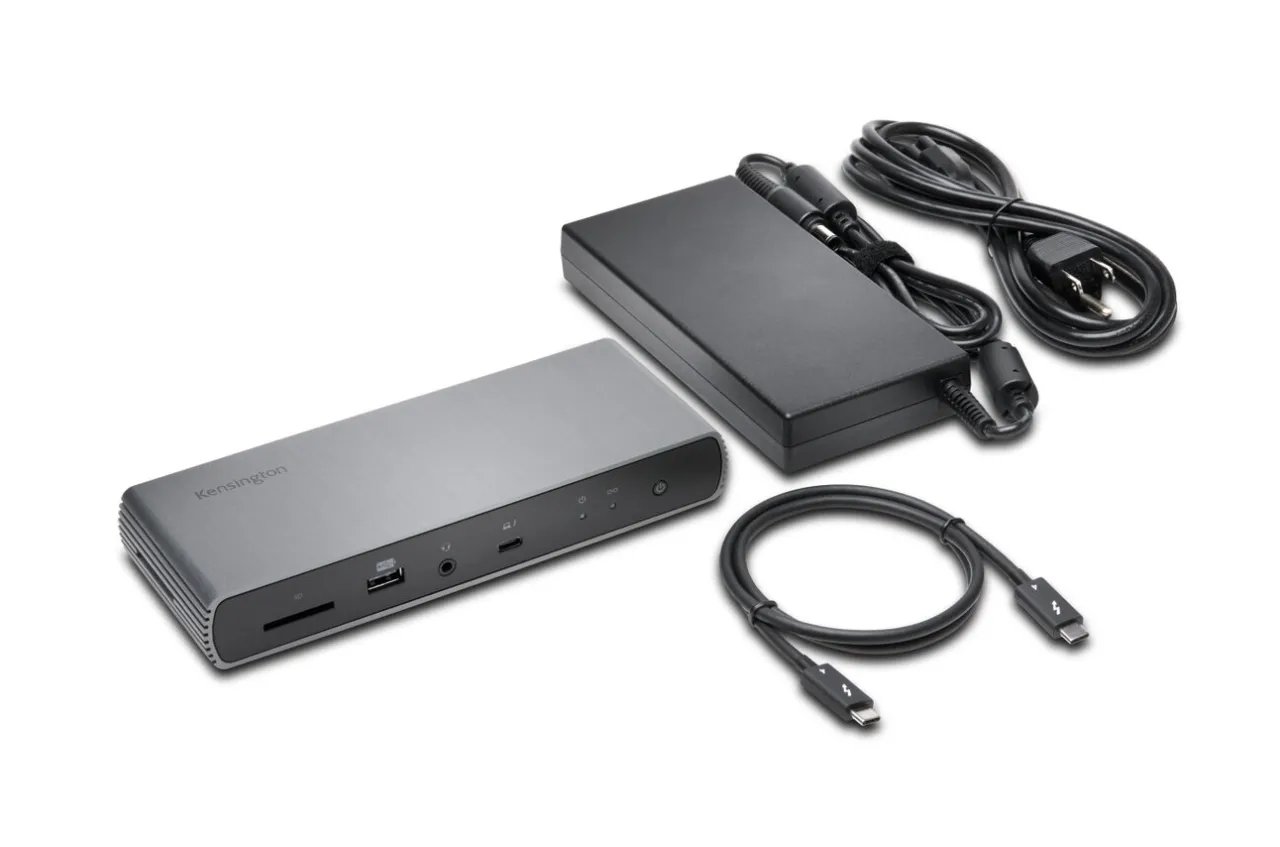 New Kensington SD5780T Thunderbolt™ 4 Dual 4K/6K Docking Station with 96W PD - Windows/macOS - TAA