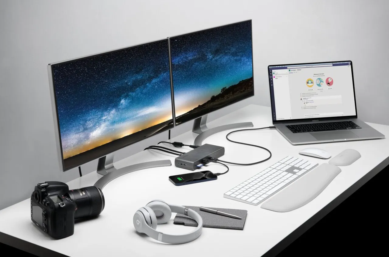 New Kensington SD5780T Thunderbolt™ 4 Dual 4K/6K Docking Station with 96W PD - Windows/macOS - TAA