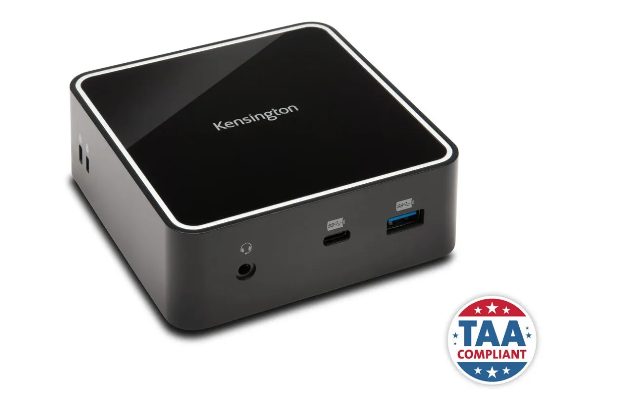 Shop Kensington SD2400T Thunderbolt 3 40Gbps Dual 4K Nano Dock - 85W PD - Windows/macOS - TAA