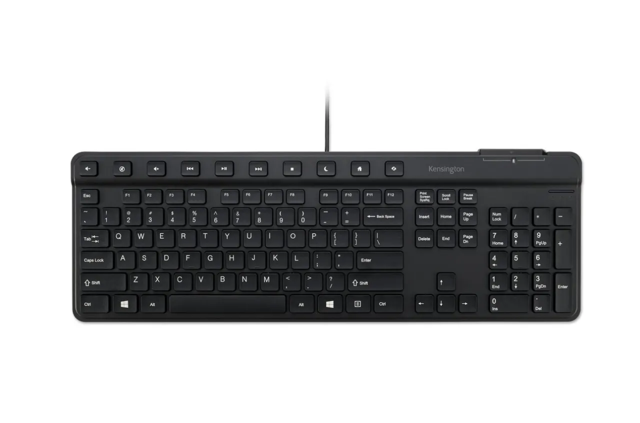 Fashion Kensington Simple Solutions™ Wired Keyboard with Smart Card Reader (CAC)
