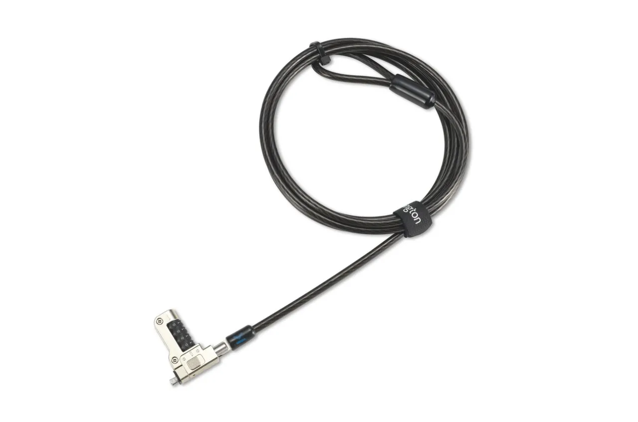 Outlet Kensington Slim N17 2.0 Combination Laptop Lock for Wedge-Shaped Slots