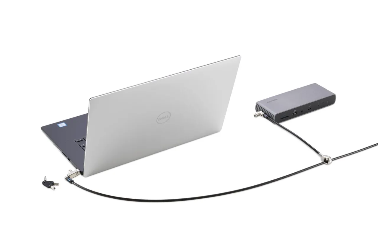 Discount Kensington Slim N17 2.0 Keyed Dual Head Laptop Lock for Wedge-Shaped Slots
