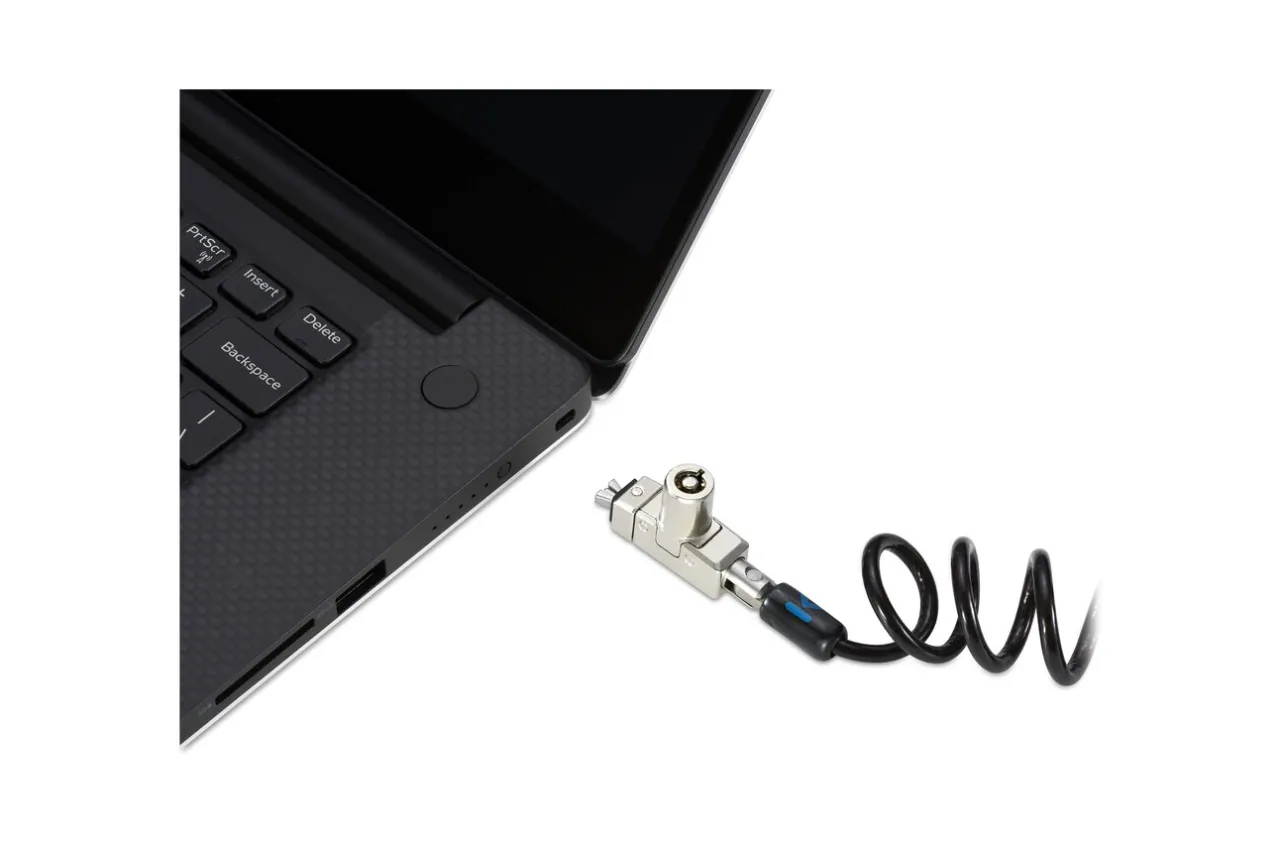 New Kensington Slim N17 2.0 Portable Keyed Laptop Lock for Wedge-Shaped Slots
