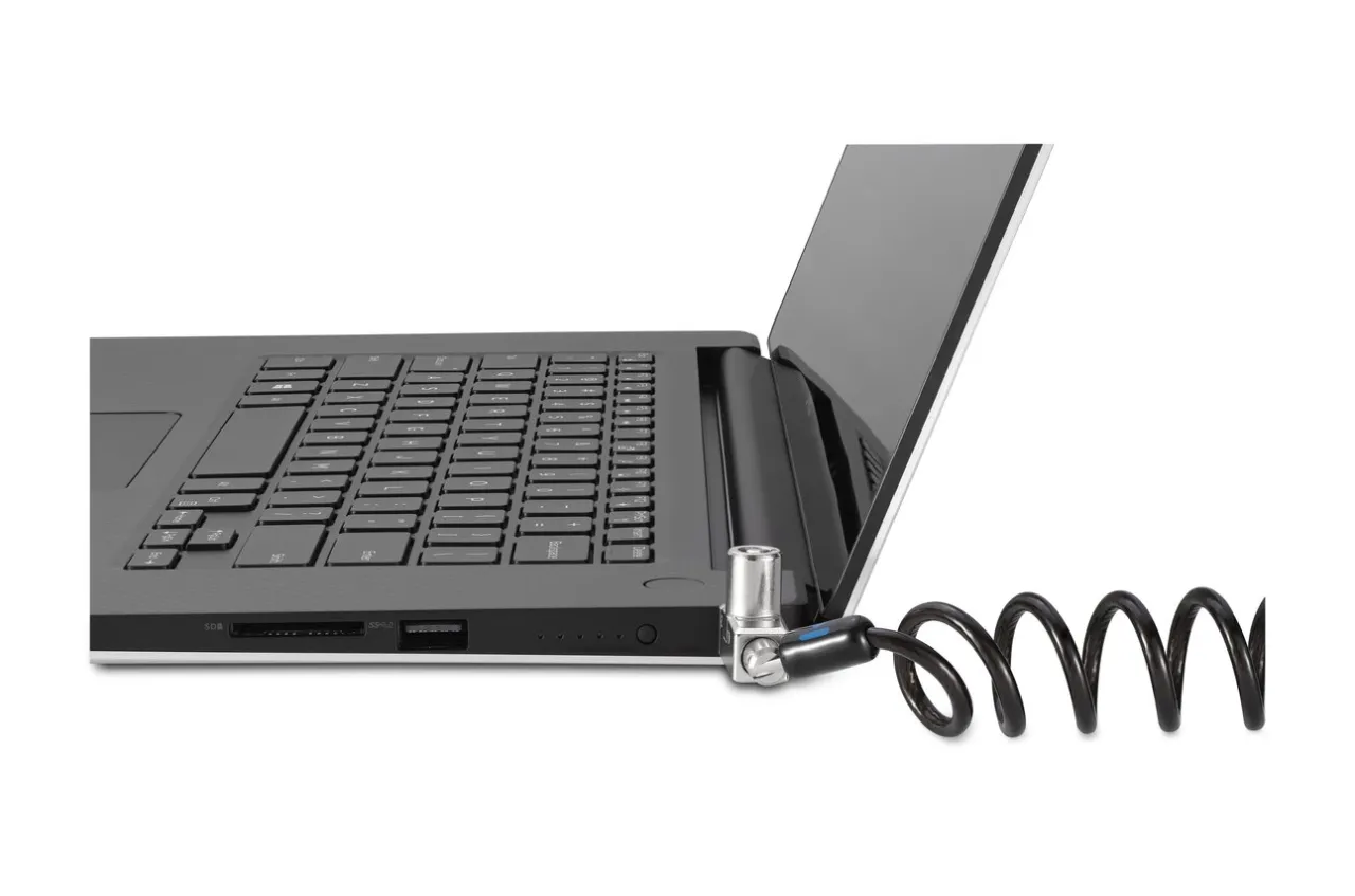 New Kensington Slim N17 2.0 Portable Keyed Laptop Lock for Wedge-Shaped Slots