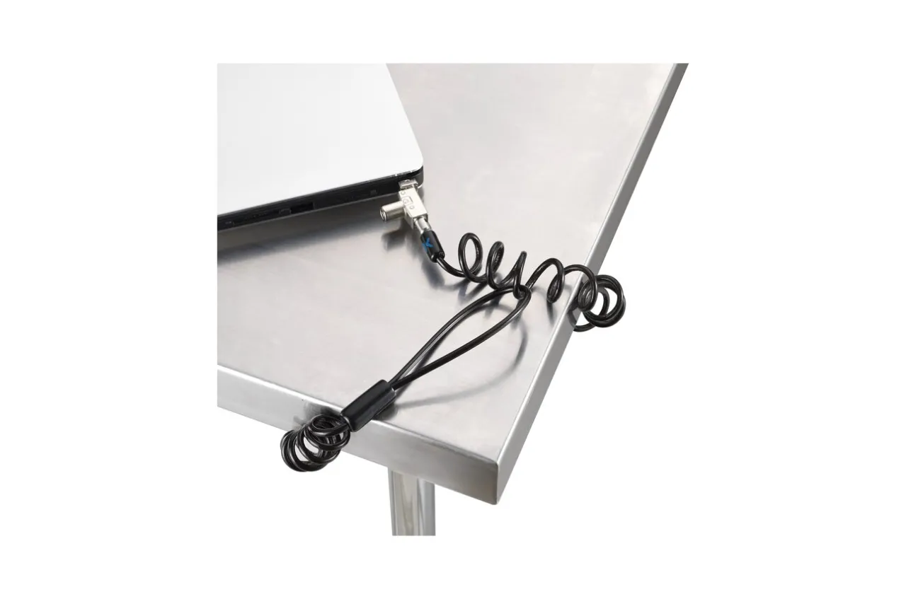 New Kensington Slim N17 2.0 Portable Keyed Laptop Lock for Wedge-Shaped Slots