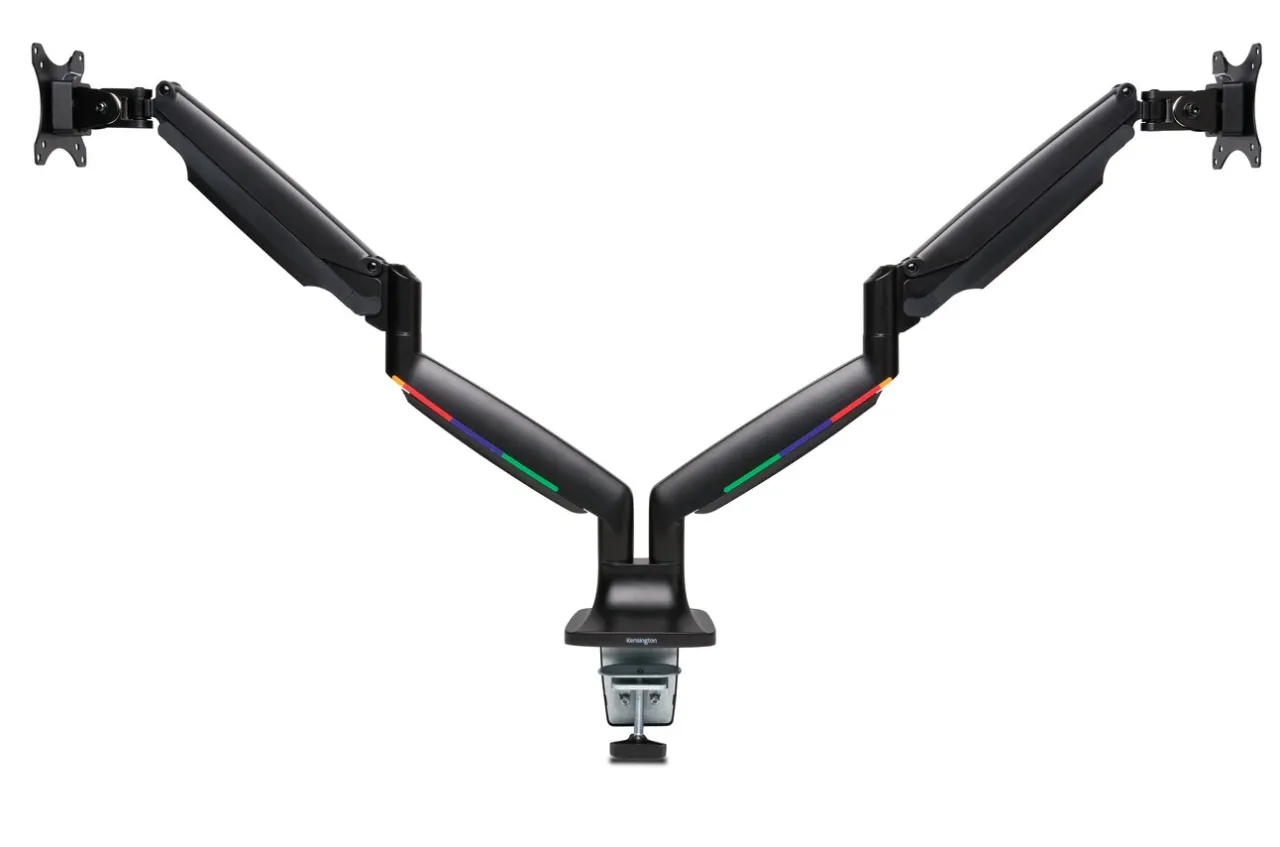 New Kensington SmartFit™ One-Touch Height Adjustable Dual Monitor Arm