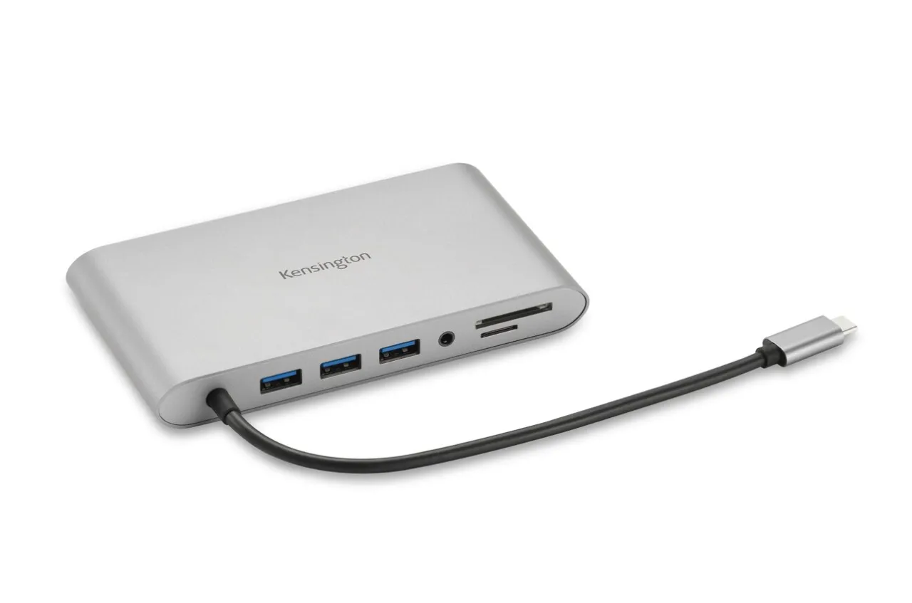 Sale Kensington UH1440P USB-C 5Gbps Dual Video Driverless Mobile Dock – 85W Pass-Through Power – DP/HDMI/VGA