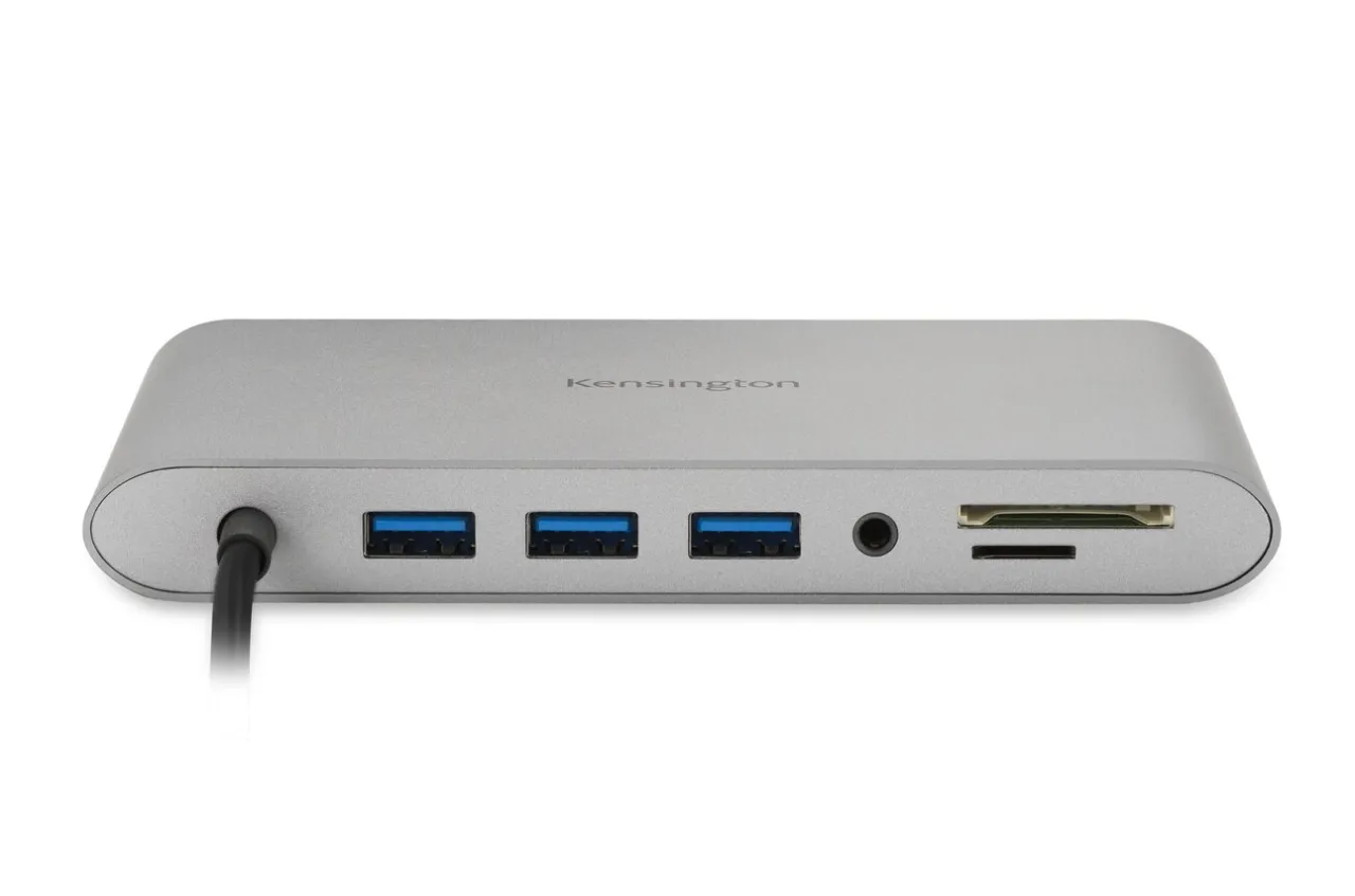 Sale Kensington UH1440P USB-C 5Gbps Dual Video Driverless Mobile Dock – 85W Pass-Through Power – DP/HDMI/VGA