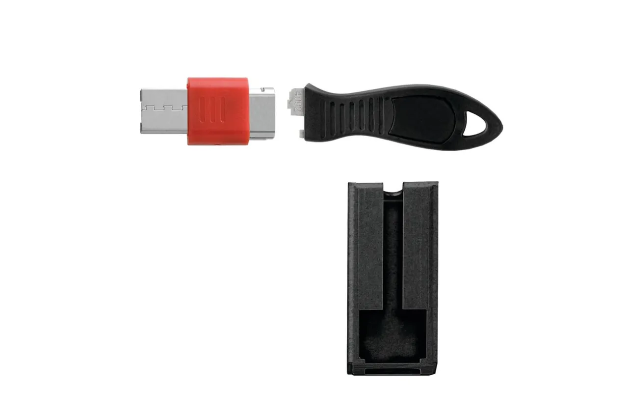 Cheap Kensington USB Port Lock with Square Cable Guard - TAA